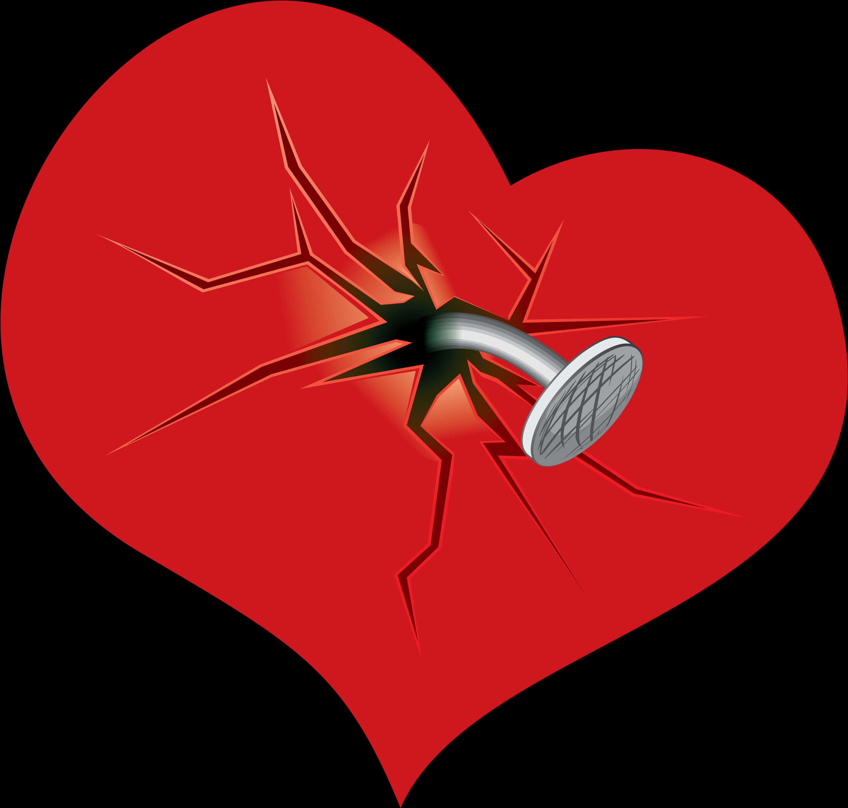 A Nail In A Heart PNG