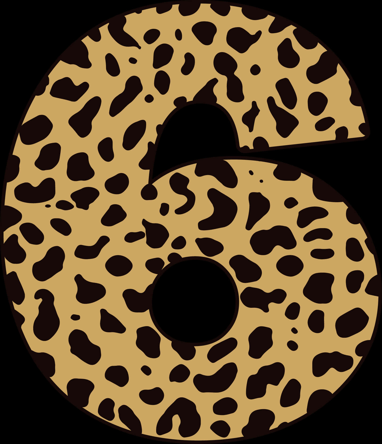 A Number With A Number Six PNG