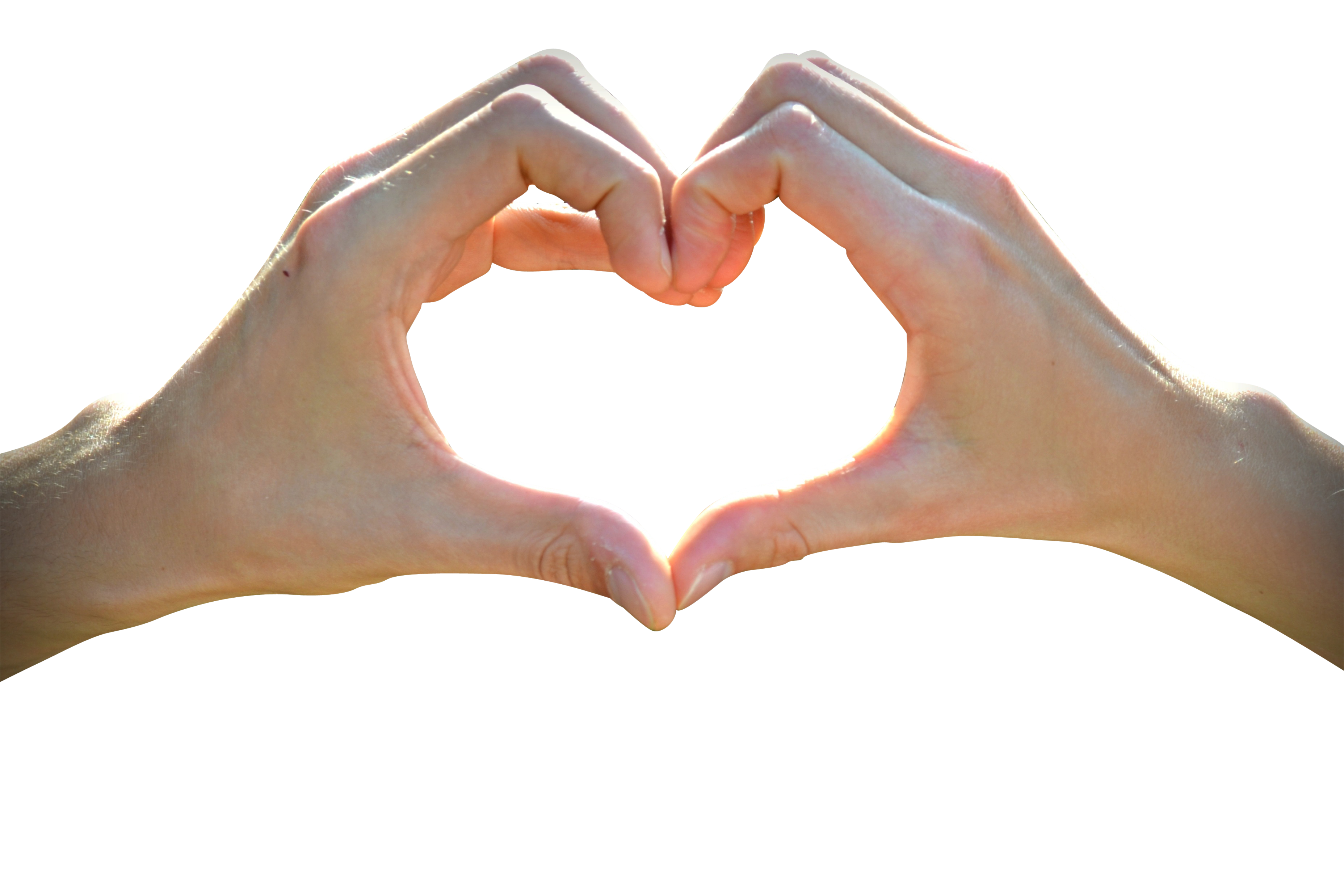A Pair Of Hands Making A Heart Shape PNG