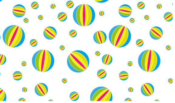 A Pattern Of Colorful Balls PNG