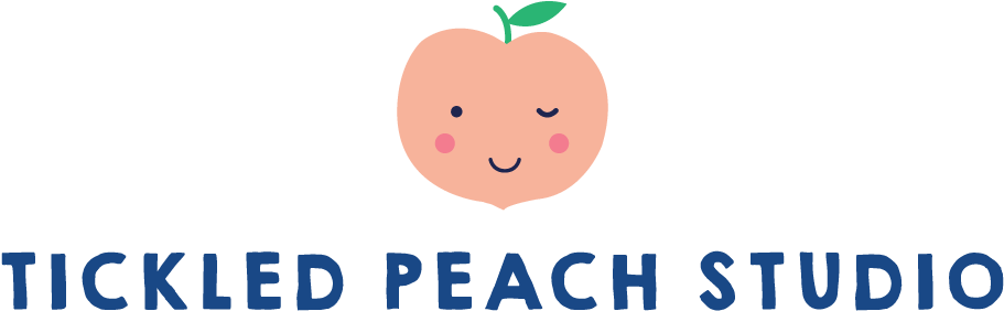 A Peach With A Face And A Black Background