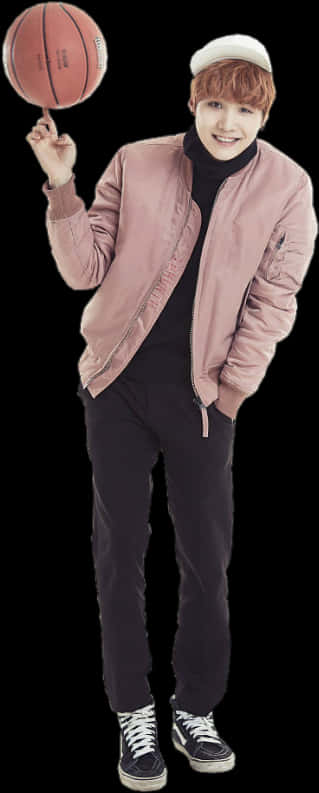 A Person In A Pink Jacket PNG