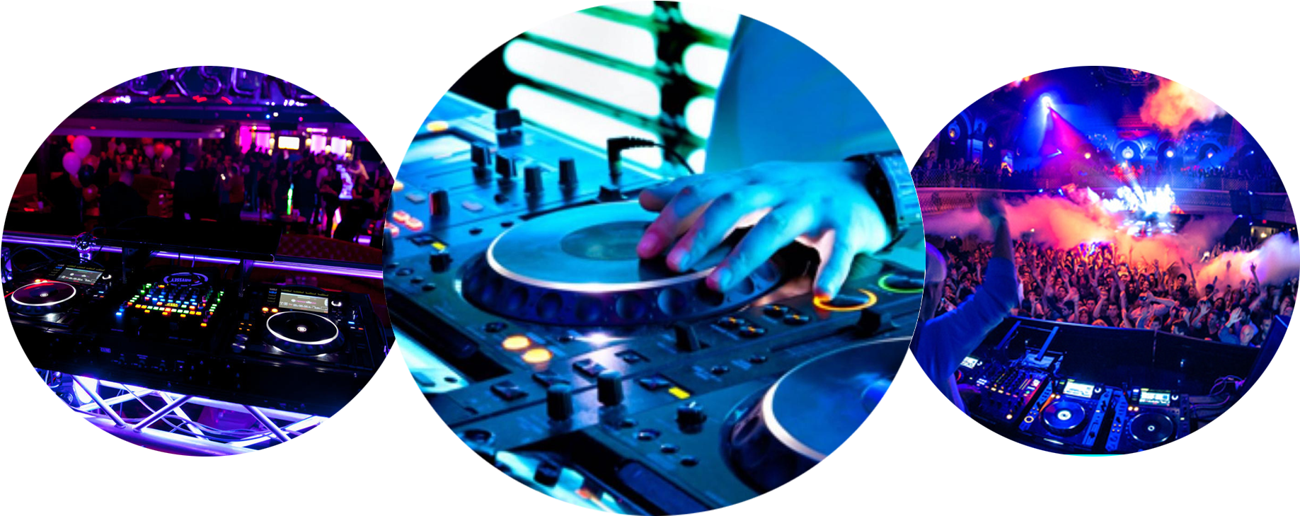 A Person Playing Music On A Mixer PNG