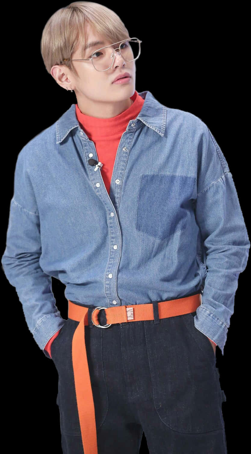 A Person With Hands In Pockets PNG