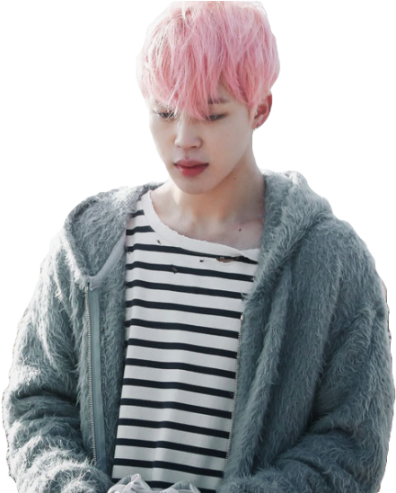 A Person With Pink Hair PNG