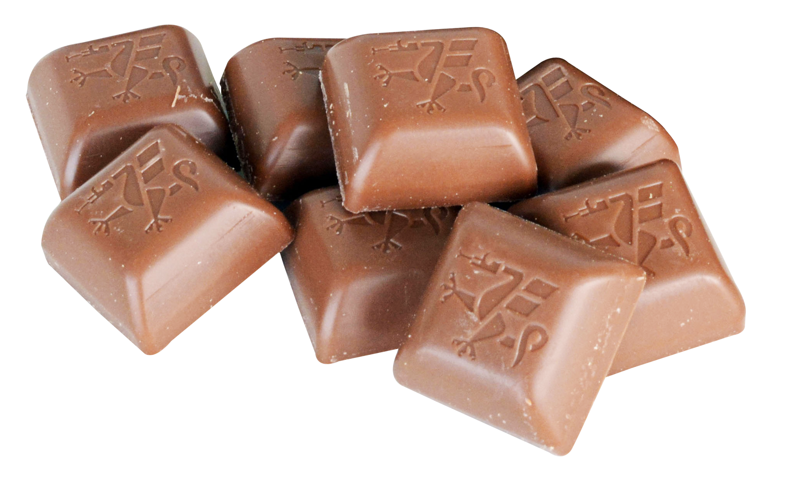 A Pile Of Chocolate Candies PNG