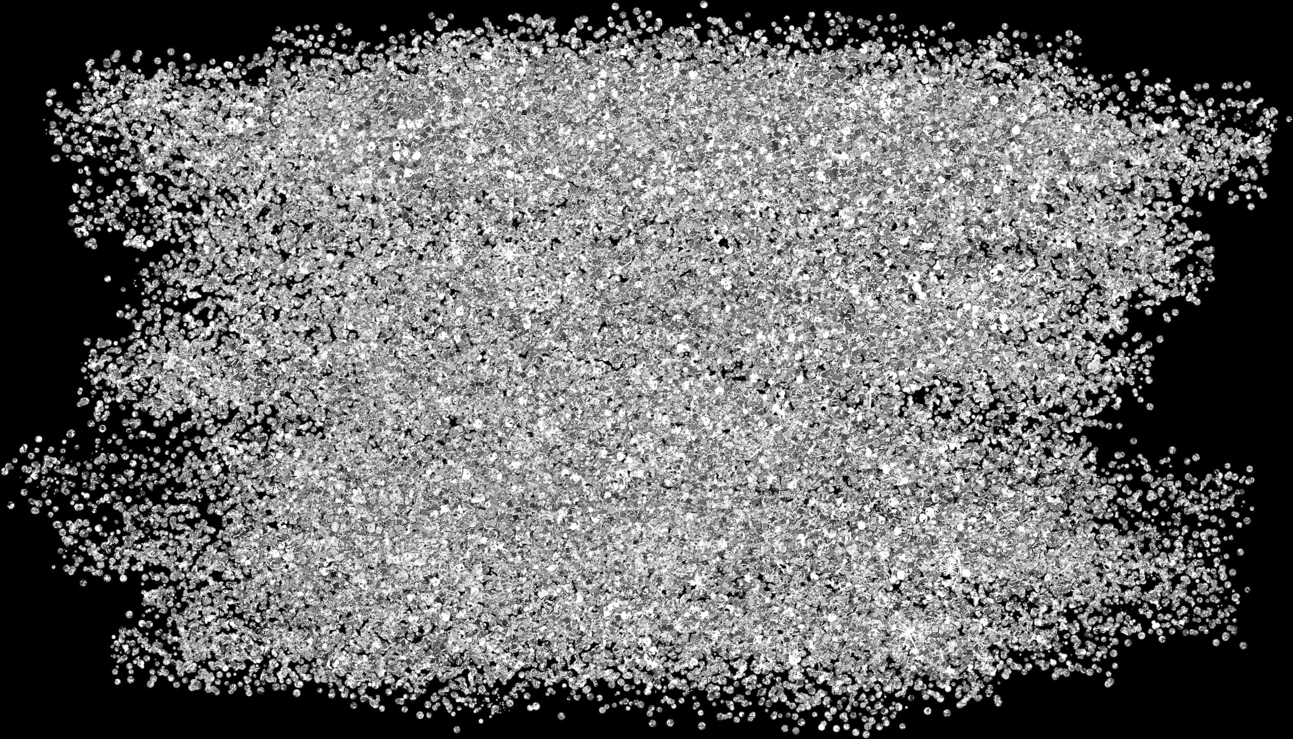 A Pile Of Silver Glitter PNG
