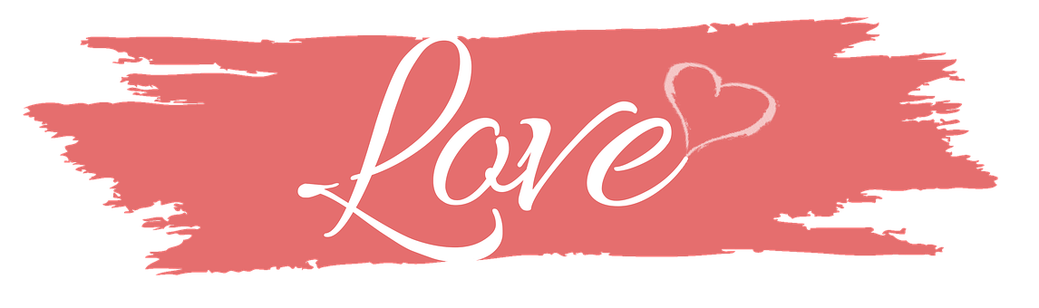 A Pink And White Sign With A Heart PNG