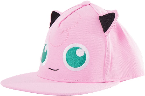 A Pink Hat With A Cartoon Face PNG