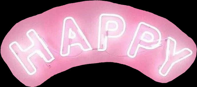 A Pink Sign With White Letters PNG