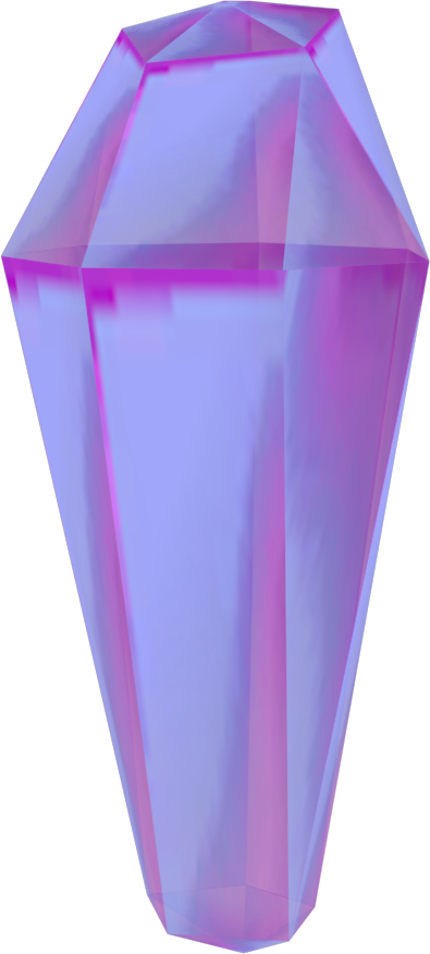A Purple And Pink Crystal