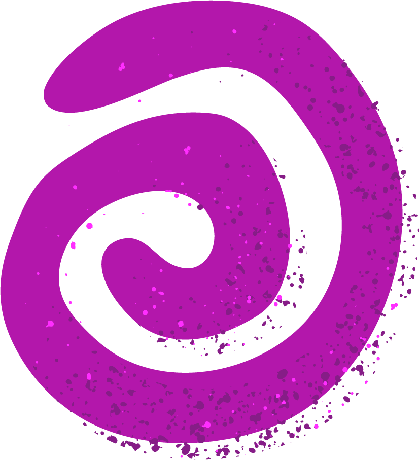 A Purple Spiral With Black Background