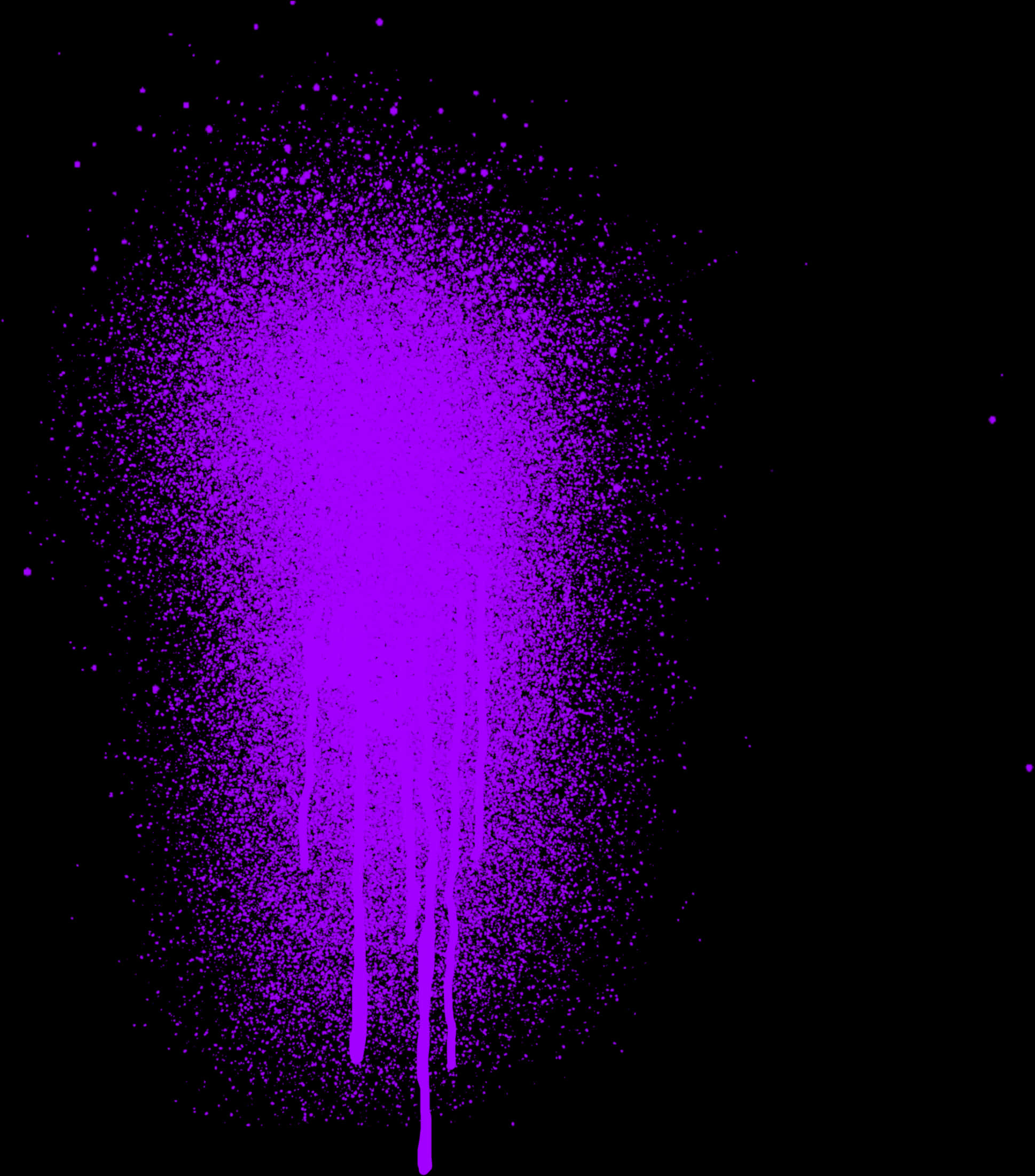 A Purple Spray Paint Splatter PNG