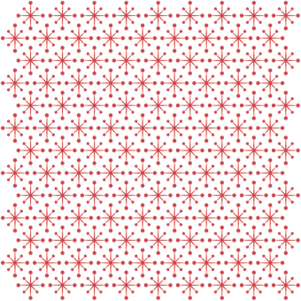 A Red And Black Pattern