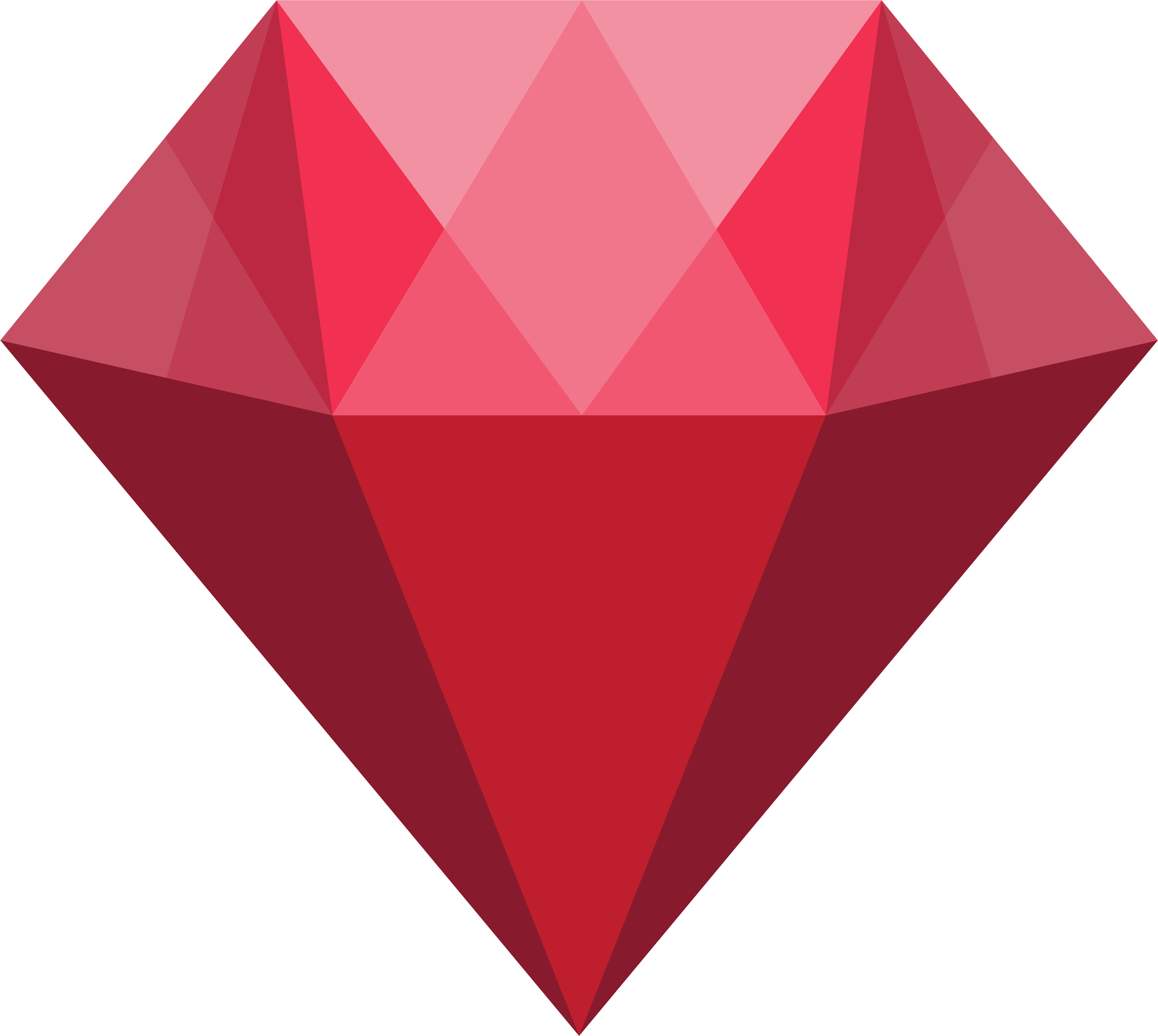 A Red Diamond With Black Background