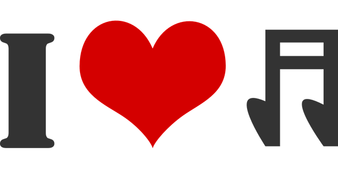 A Red Heart On A Black Background PNG