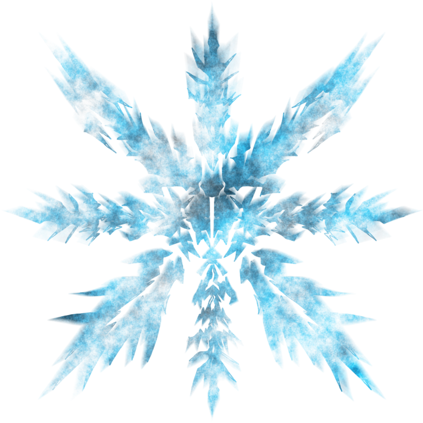 A Snowflake Made Of Ice