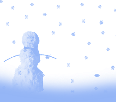 A Snowman In The Snow PNG