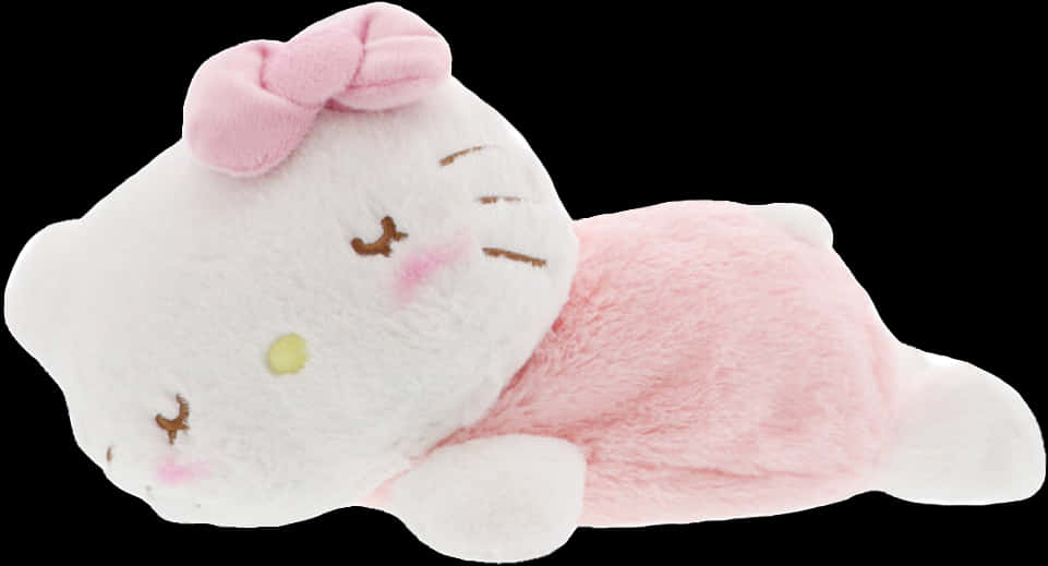 A Stuffed Animal Of A Cat PNG