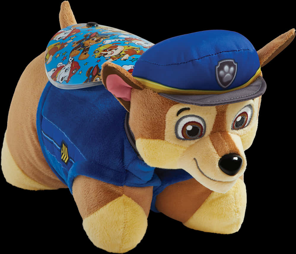 A Stuffed Animal Toy With A Hat And A Backpack