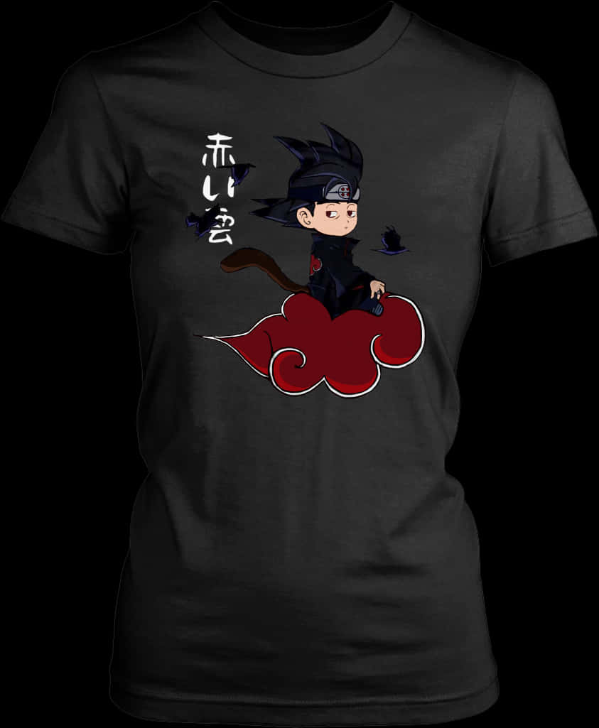 A T-shirt With Cartoon Character On It PNG