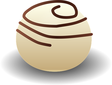 A White And Brown Candy PNG