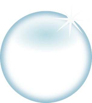 A White Circle With A Star PNG