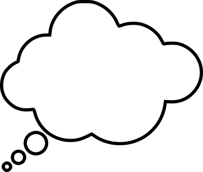 A White Cloud With Black Background PNG