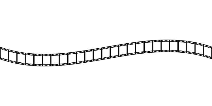 A White Strip Of Film PNG