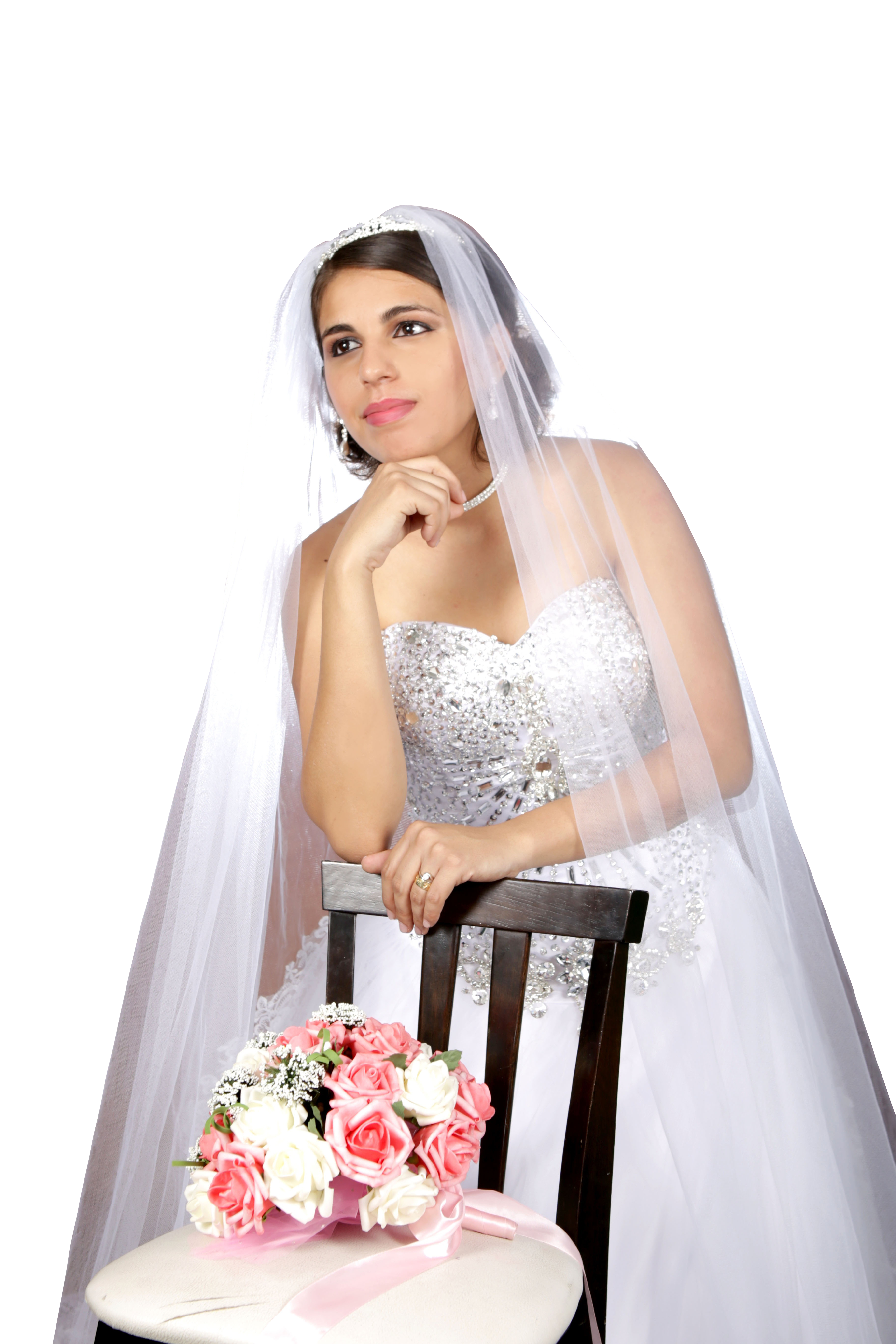 A Woman In A Wedding Dress PNG