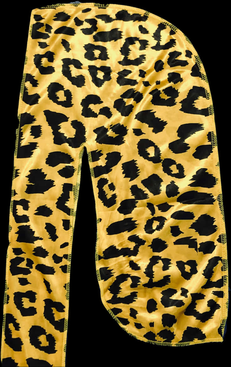 A Yellow And Black Pants PNG