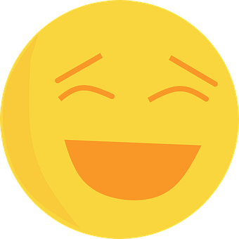 A Yellow Smiley Face With A Black Background PNG