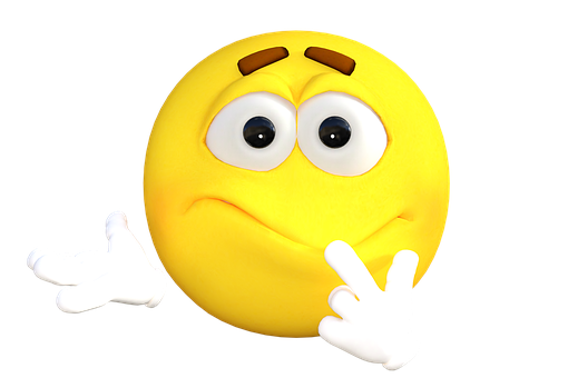 A Yellow Smiley Face With White Gloves PNG