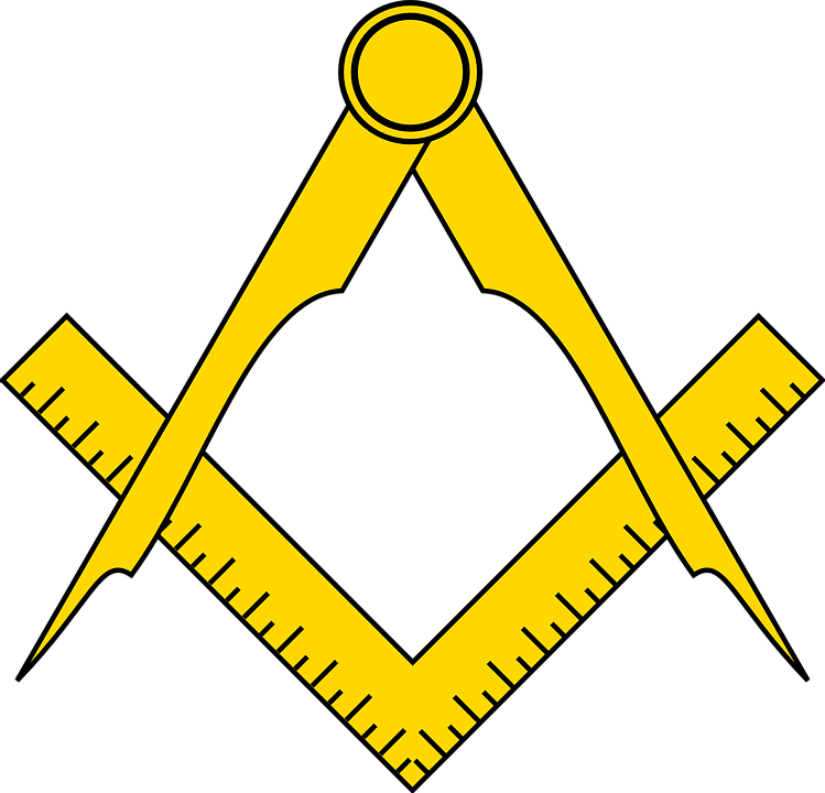 A Yellow Square And Triangle Symbol