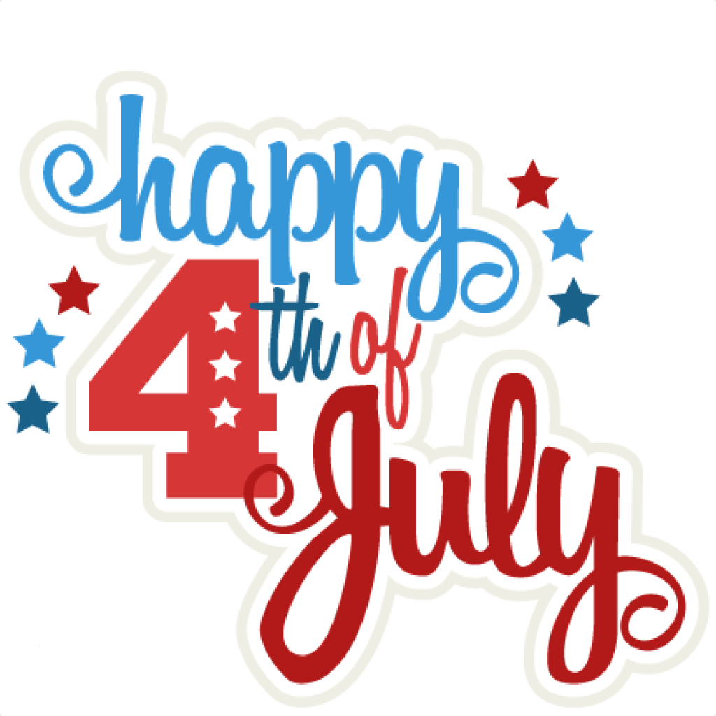 Blue And Red 4th Of July Art PNG