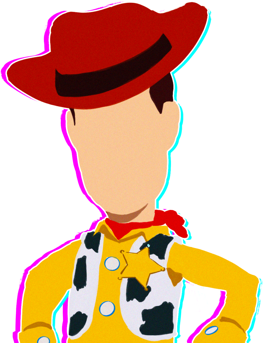 Cartoon A Cartoon Of A Man Wearing A Cowboy Hat