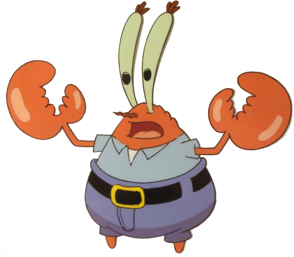 Cartoon Character Of A Crab