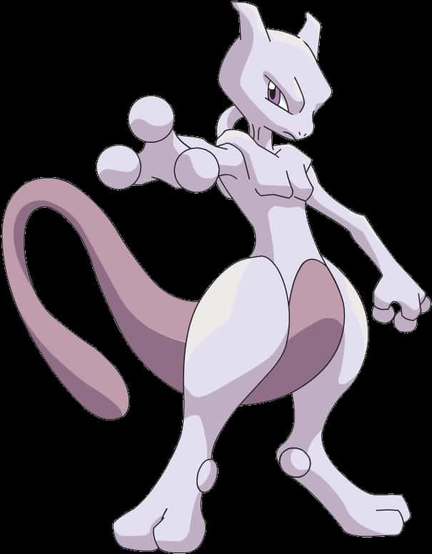 Cartoon Character Of A Mewtwo