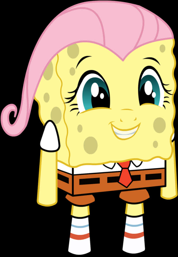 Cartoon Character Of A Spongebob Squarepants PNG