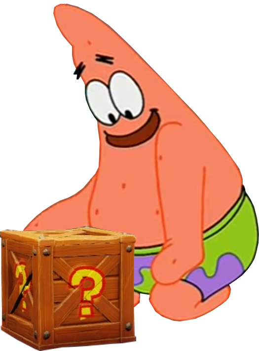 Cartoon Character With A Box PNG