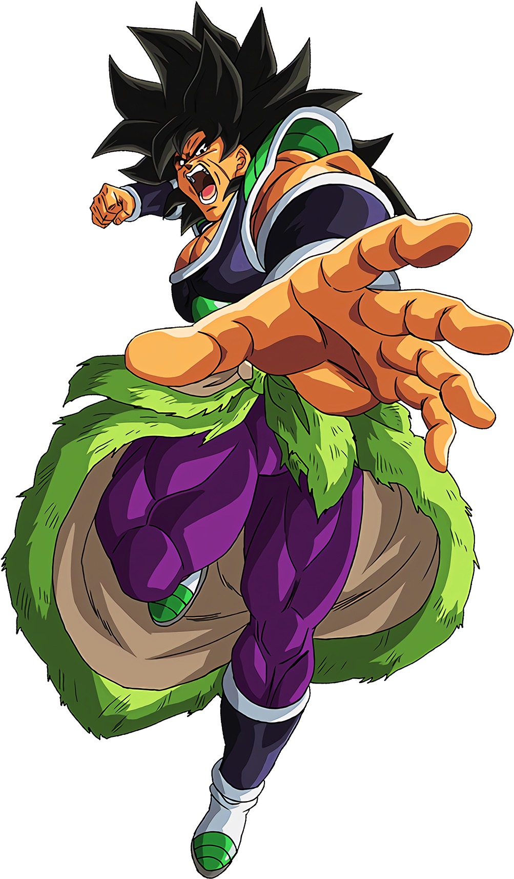 Cartoon Character With Green And Purple Outfit And Green Hat PNG