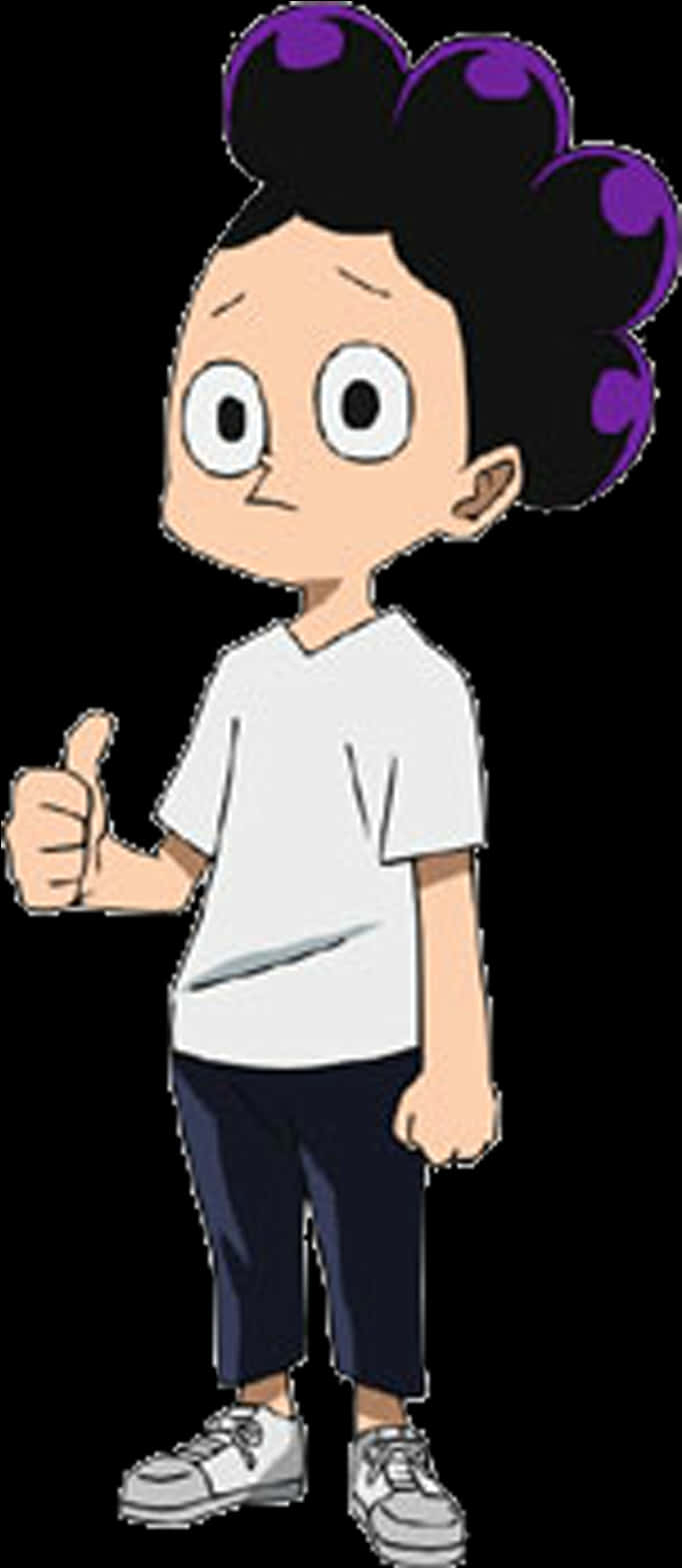 Cartoon Of A Boy Giving A Thumbs Up PNG
