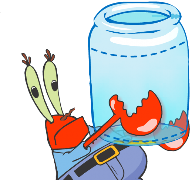 Cartoon Of A Cartoon Character Holding A Jar