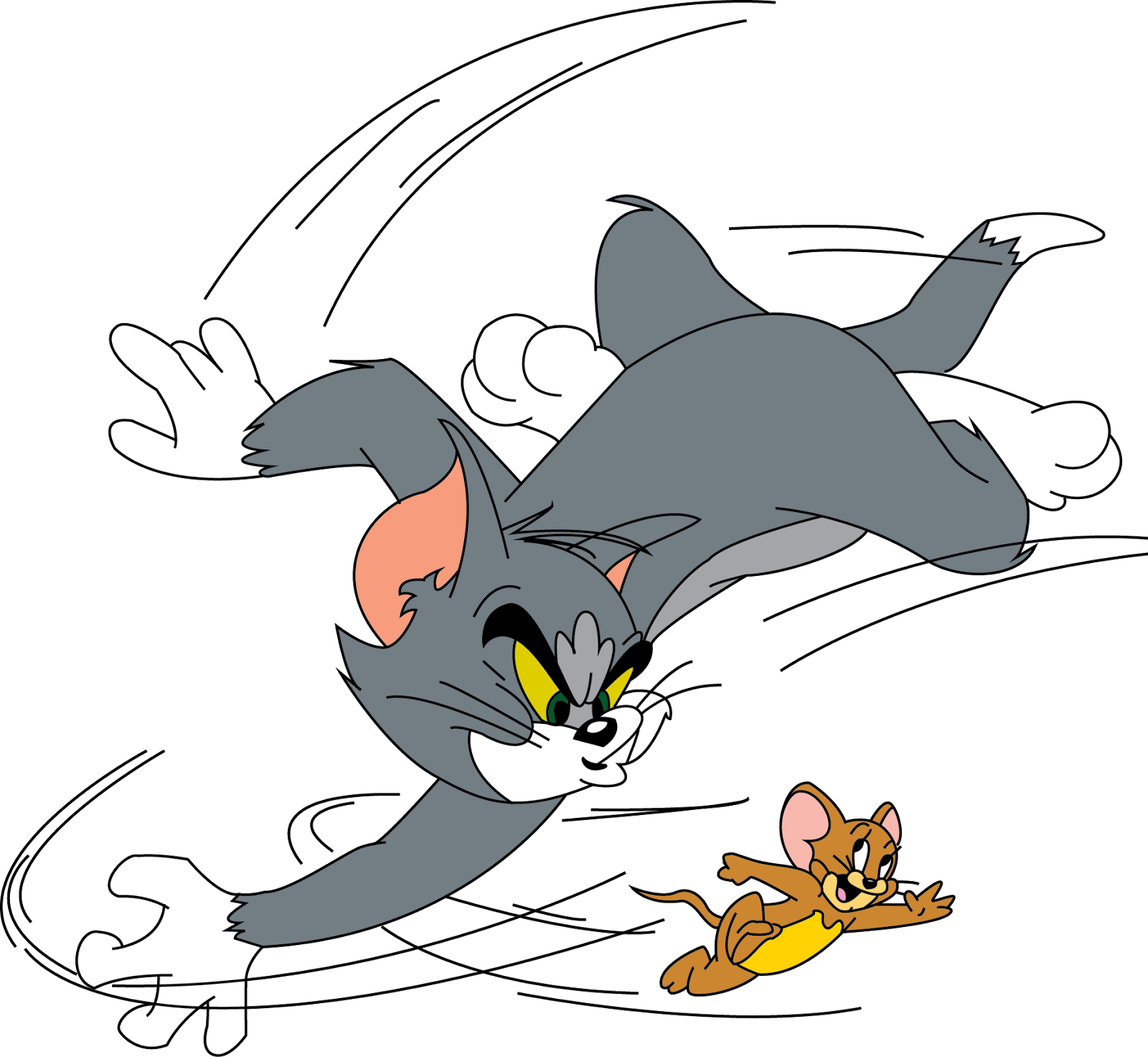 Cartoon Of A Cat And Mouse PNG