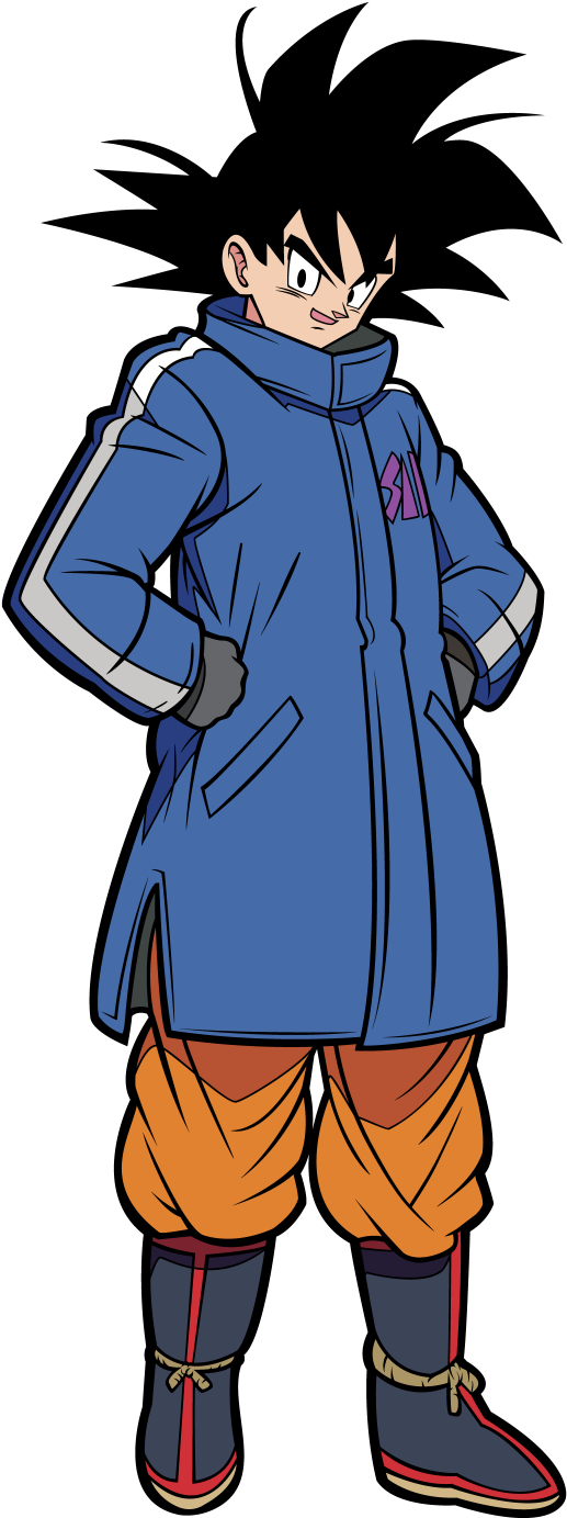 Cartoon Of A Man In A Blue Coat PNG