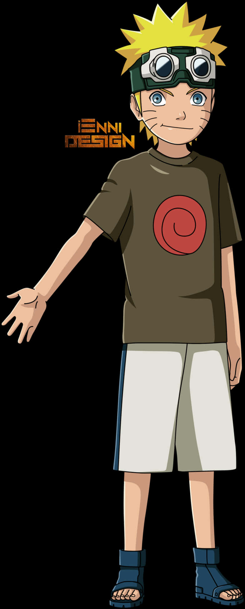 Cartoon Of A Man With His Arm Extended PNG