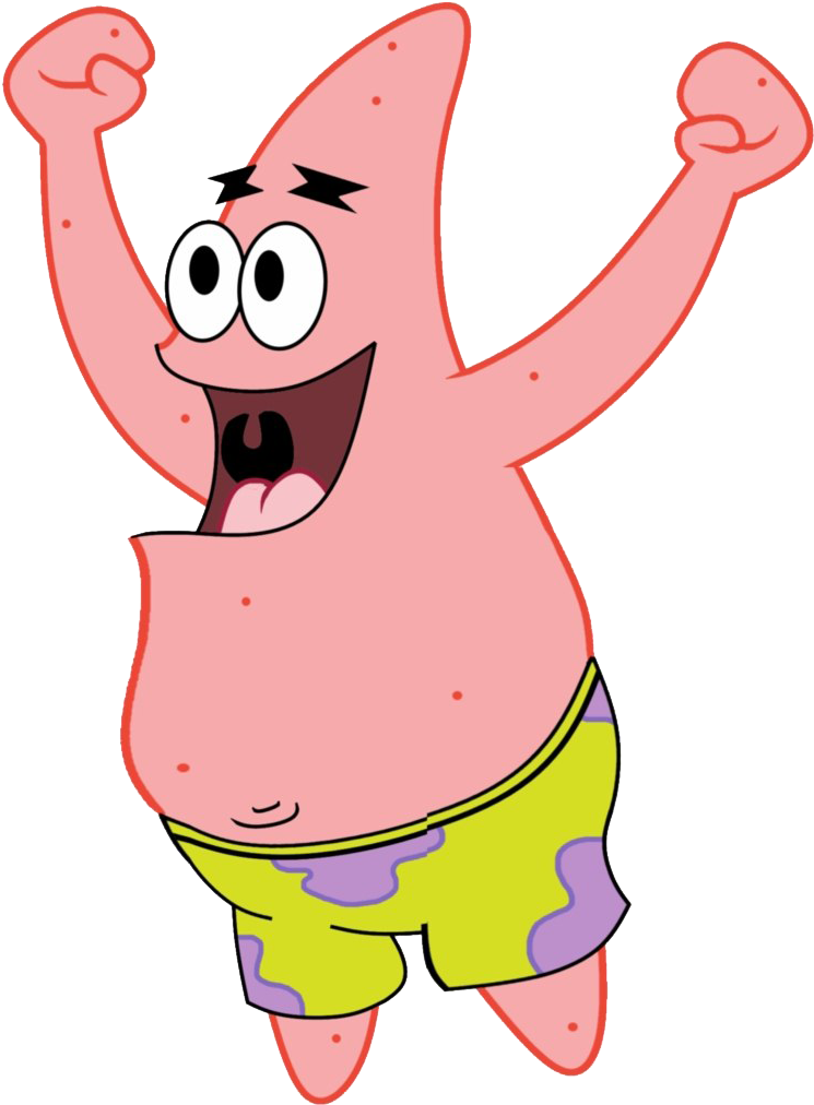 Cartoon Of A Man With His Arms Up PNG
