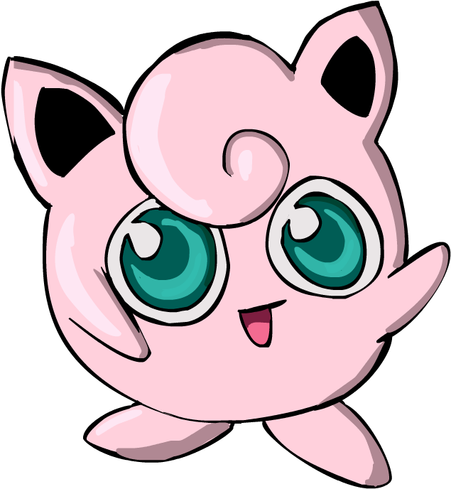 Cartoon Of A Pink Character PNG