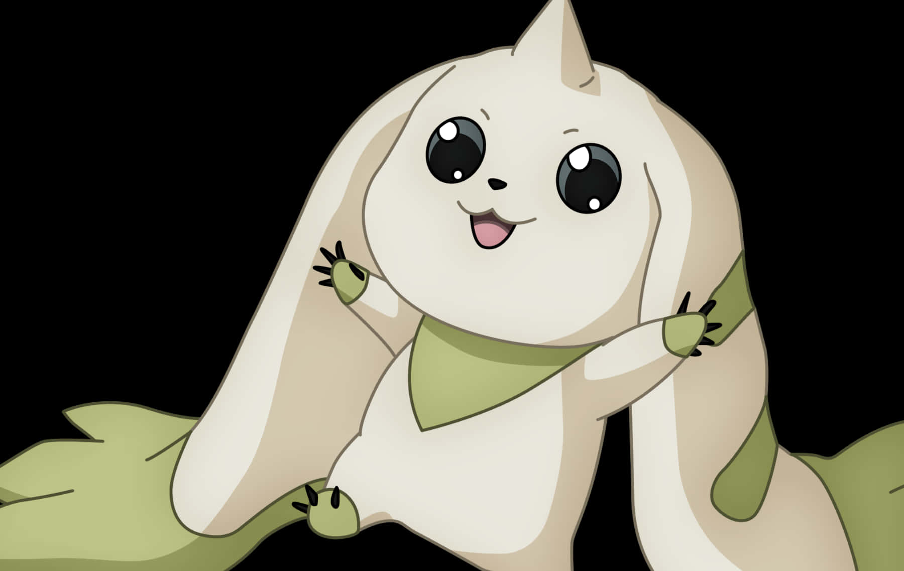 Cartoon Of A White Rabbit PNG