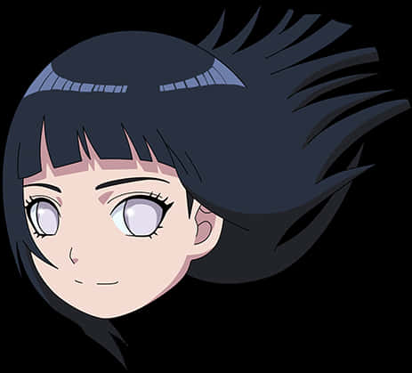 Cartoon Of A Woman With Black Hair PNG